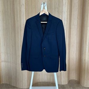 Navy Zara slim fit suit